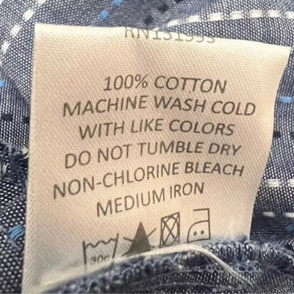 Mud Pie Romper Womens XS Isla (3”) Shorts Blue Chambray Stitched Stripe Ruffles - Picture 11 of 11